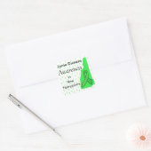 ライム病認識度インニューハンプシャーステッカー スクエアシール (封筒)