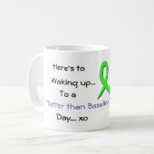 ライム病認識度コーヒーマグ コーヒーマグカップ (正面左)