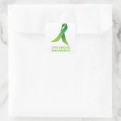 ライム病認識度シール スクエアシール (バッグ)