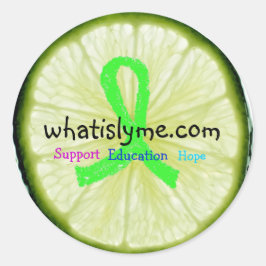 ライム病認識度シール ラウンドシール