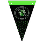 ライム病認識度ティックフラッグバナー バンティングフラッグ (第2の旗)