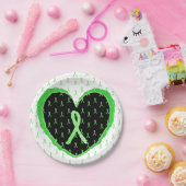 ライム病認識度リボン紙プレート ペーパープレート (パーティー)