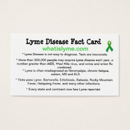 ライム病認識度名刺