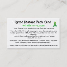 ライム病認識度名刺