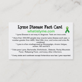 ライム病認識度名刺 名刺
