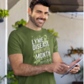 ライム病認識度月教育支援Dsg Tシャツ