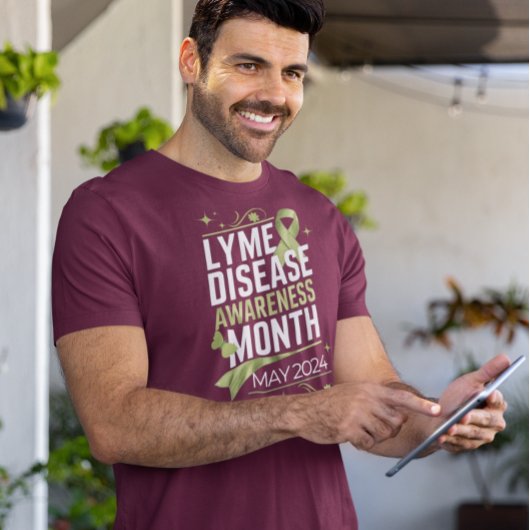 ライム病認識度月教育支援Dsg Tシャツ