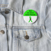 ライム病頼気のリボンボタンについて 缶バッジ (インサイチュ)