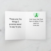 ライム病""健康なカードを得なさいことを私が言わない事 カード (内部)