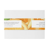 ライム石鹸ラベルカスタムベリーバンド 招待状ベリーバンド (裏面例)