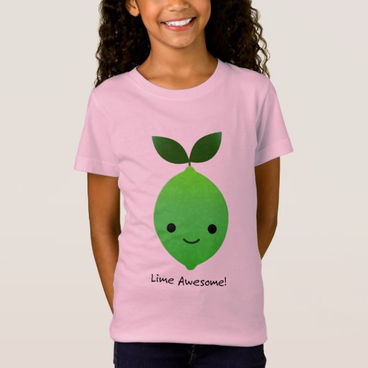 ライム素晴らしかわいいライム Tシャツ (正面)