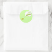 ライム考えスライス ラウンドシール (バッグ)