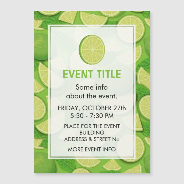 ライム背景 (正面)