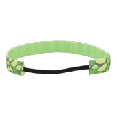 ライム背景 アスレチックヘッドバンド (裏面)