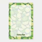 ライム背景 ポストイット (正面)