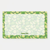 ライム背景 ポストイット (正面)