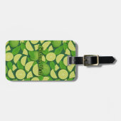 ライム背景 ラゲッジタグ (正面横)