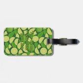 ライム背景 ラゲッジタグ (裏面横)