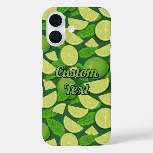 ライム背景 Case-Mate iPhoneケース (裏面)