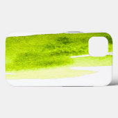 ライム草の緑の水の色の白 Case-Mate iPhoneケース (裏面 (横))