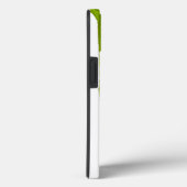 ライム草の緑の水の色の白 Case-Mate iPhoneケース (裏面 / 右)