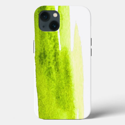 ライム草の緑の水の色の白 Case-Mate iPhoneケース (裏面)