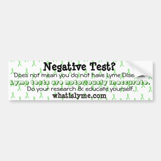 ライム認識度バンパーステッカー バンパーステッカー (正面)