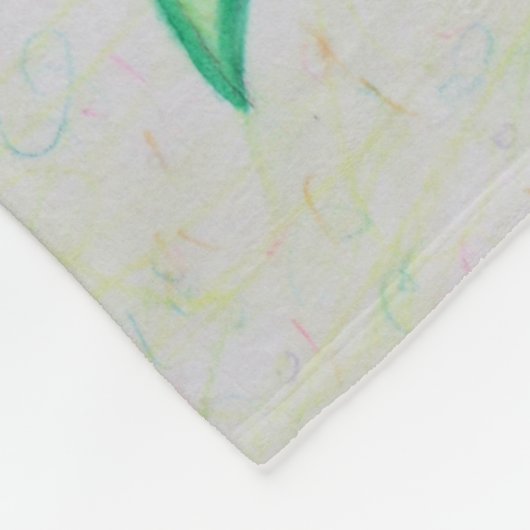 ライム認識度リボンホープキュールエンジェルブランケット フリースブランケット (角)