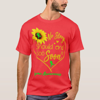 ライム認識度No Story Too Soon Should End Too Soon Tシャツ