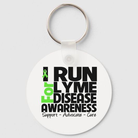 ライム走病の認識度 キーホルダー (正面)
