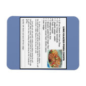 ライム釉薬豚チョップ マグネット (横)