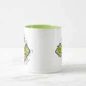 ライム11 ozのコンボのマグ任意走り書きのマグ マグカップ (中央)