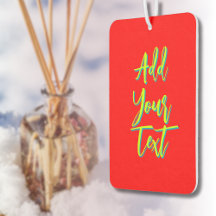 ライム3D Azure モダン文字おもしろいElectric Red