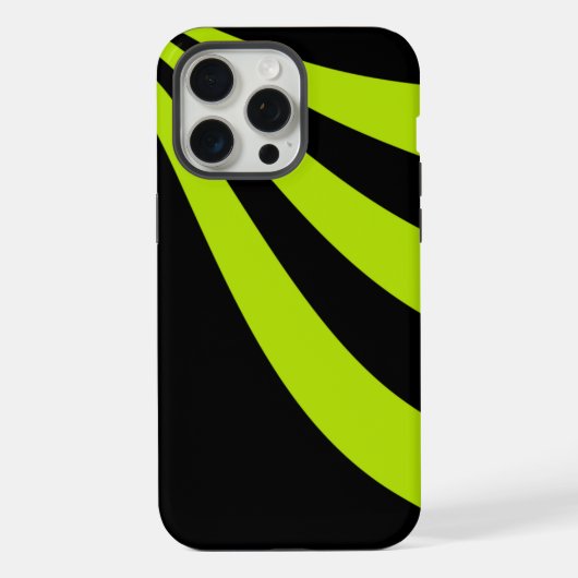 ライム ウェーブ  iPhoneケース (裏面)