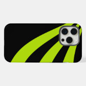 ライム ウェーブ  iPhoneケース (裏面横)