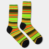 ライム、オレンジ、タンジェリンクルーソックス ソックス (右)