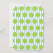 ライム・シーサッカー・フィエスタ・カクテルパーティーカード 招待状 (裏面)