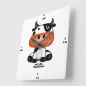 ライム スクエア壁時計 (傾斜)