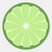 ライム スライス ステッカー (正面)