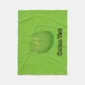 ライム フリースブランケット (正面)