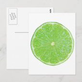 ライム ポストカード (正面/裏面)