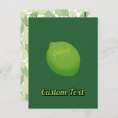 ライム ポストカード (正面/裏面)