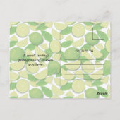 ライム ポストカード (裏面)