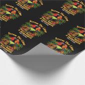 ライム・ポリーがマルガリータを欲しがるおもしろい ラッピングペーパー (角)