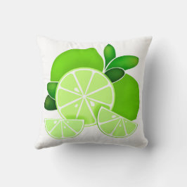 ライム |ライムスライス | sunny citrus pattern クッション