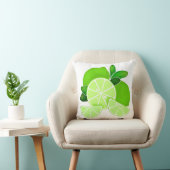 ライム |ライムスライス | sunny citrus pattern クッション (椅子)