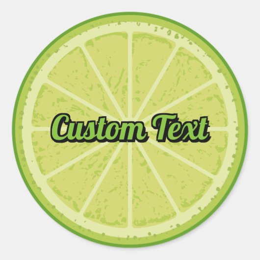 ライム ラウンドシール (正面)