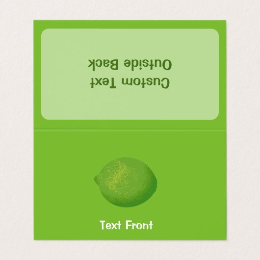 ライム 名刺 (外部フラット)