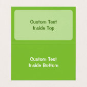 ライム 名刺 (内部フラット)