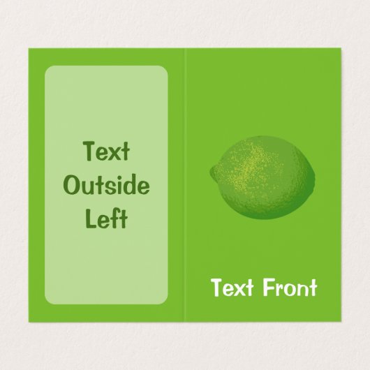 ライム 名刺 (外部フラット)